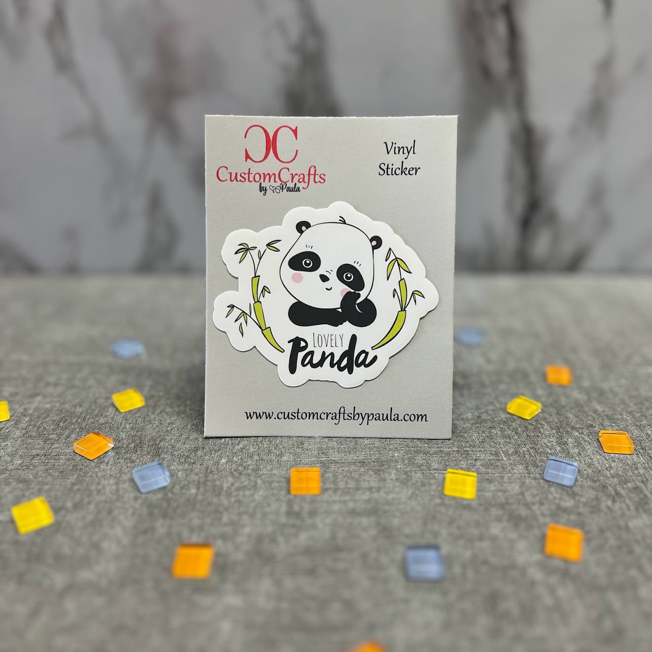 Lovely Panda Sticker, Laptop Sticker, Phone Case Sticker, Notebook Sticker