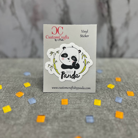 Lovely Panda Sticker, Laptop Sticker, Phone Case Sticker, Notebook Sticker