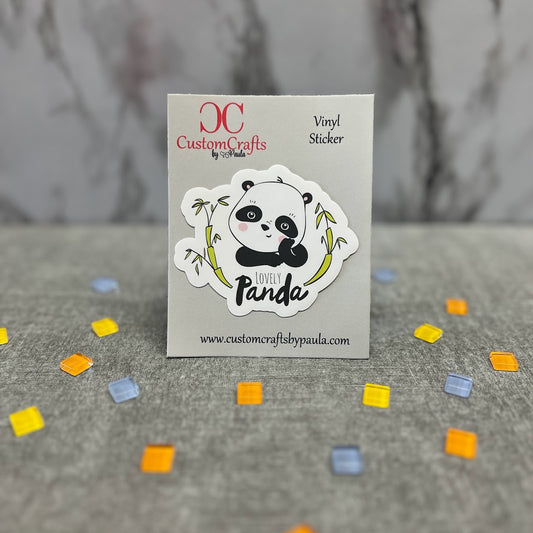 Lovely Panda Sticker, Laptop Sticker, Phone Case Sticker, Notebook Sticker