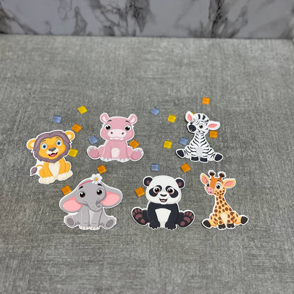 Zoo Animals Sticker Pack Vinyl Stickers, Matte Stickers, Decals