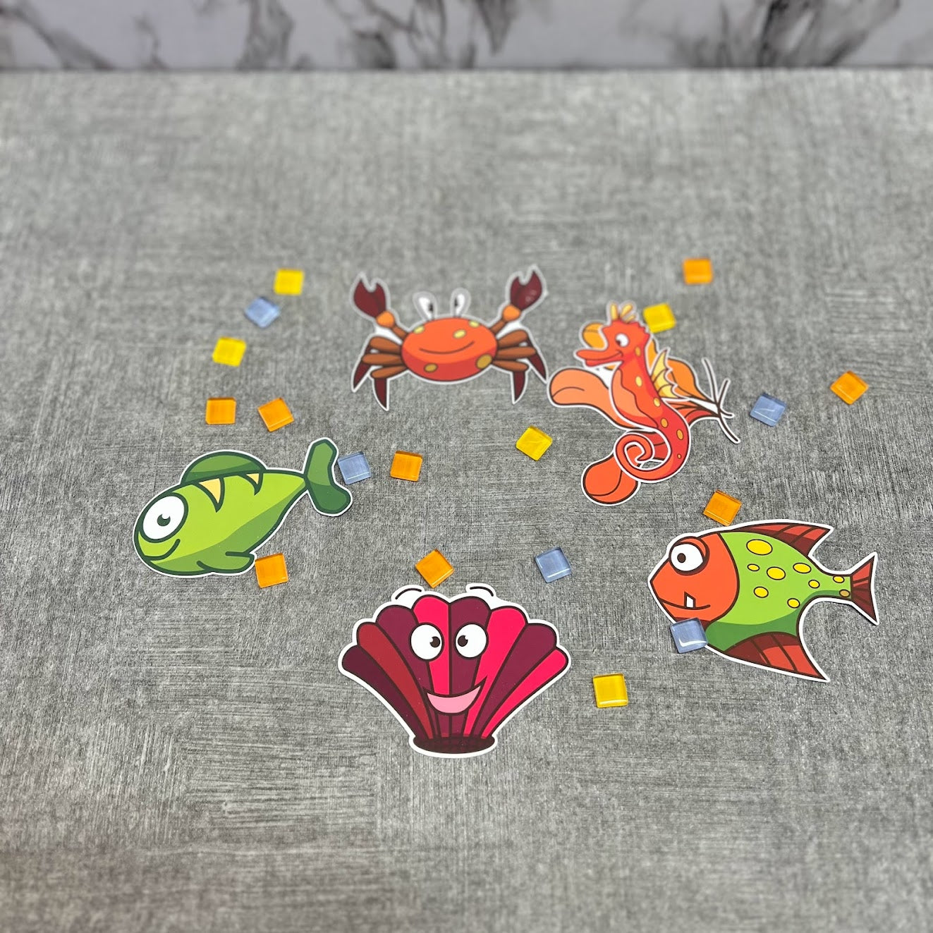 Sea Life Sticker Pack Vinyl Stickers, Matte Stickers, Decals